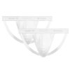 Atlantic Slipy otwarte jockstrap 2BMP 1591 2-pak białe